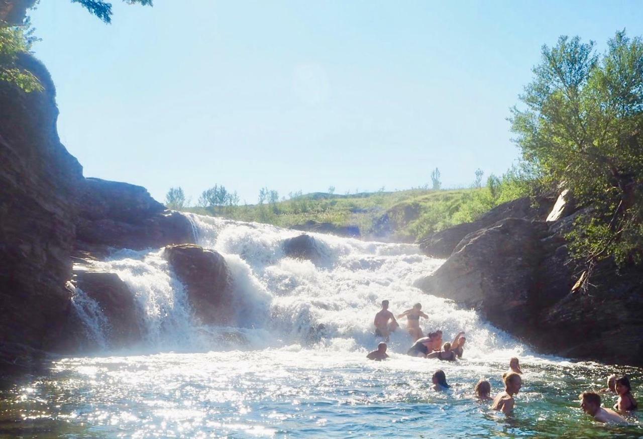 Luksushytte I Kokelv Villa Luaran gambar